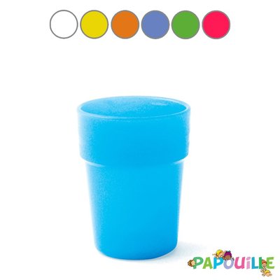 Repas - Verre et Gobelets Enfants - Gobelet empilable polypropylène 16cl bleu