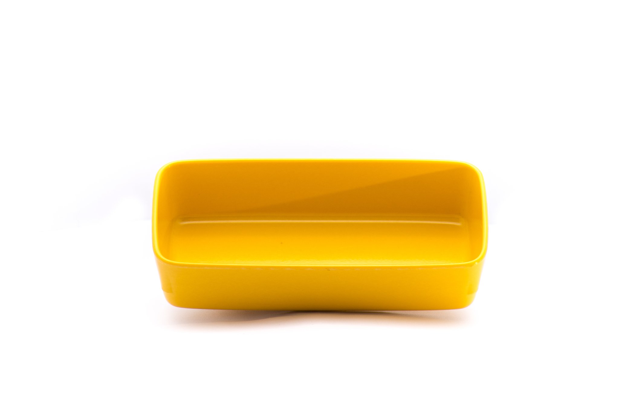 Destockage ravier rectangulaire en mélamine 155 x 70 cm jaune