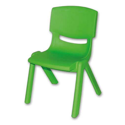 Chaise enfant monobloc t1 vert