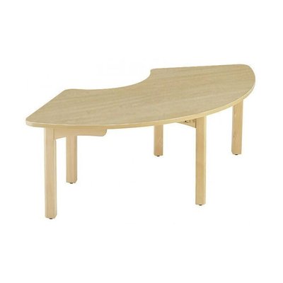 Mobilier - Table crèche et scolaire - Table en bois 1/3 anneau t3 h59 naturel