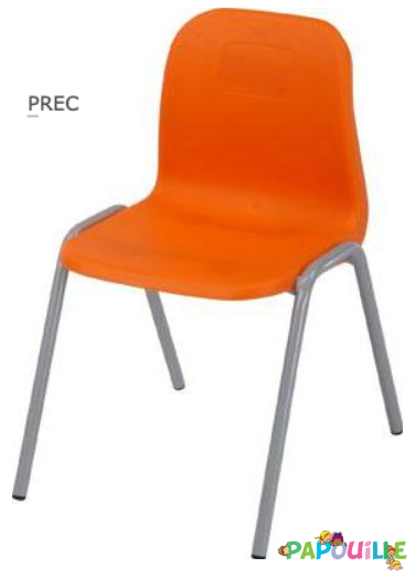 Chaise empilable Clara T0 Orange